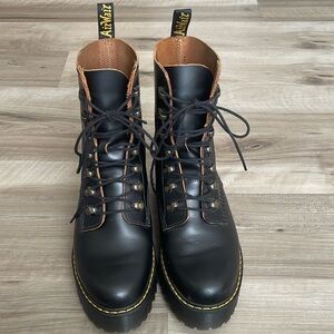 Dr martens Leona airwair platform leather boots